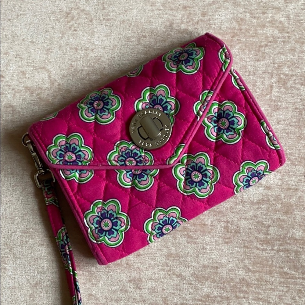 Gorgeous fuschia Vera Bradley wallet